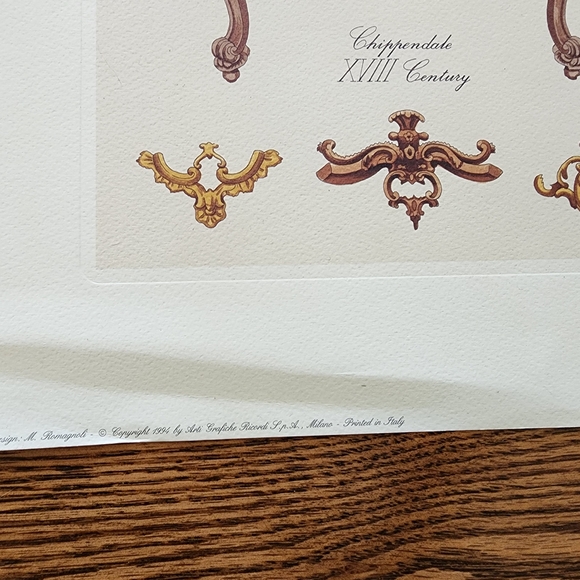 Vintage Art Prints Set Print In Italy M. Romagnoli 11.5 X 15" - Picture 3 of 6